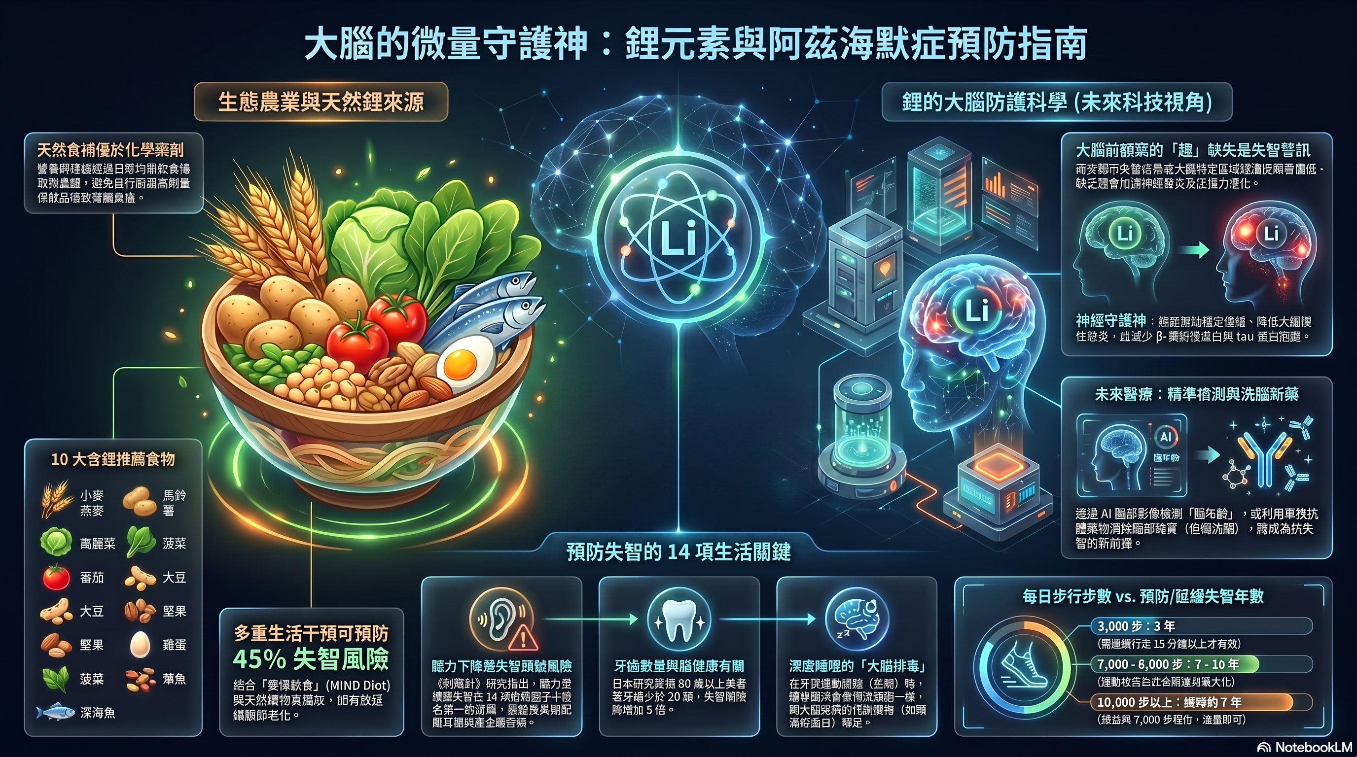 大腦的微量守護神：鋰元素與阿茲海默症預防指南